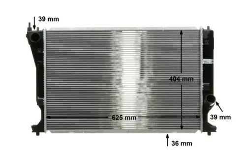 MAHLE Radiator, engine cooling (CR1080000S)