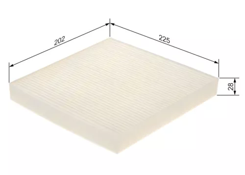 BOSCH Filter, cabin air (1987435133)