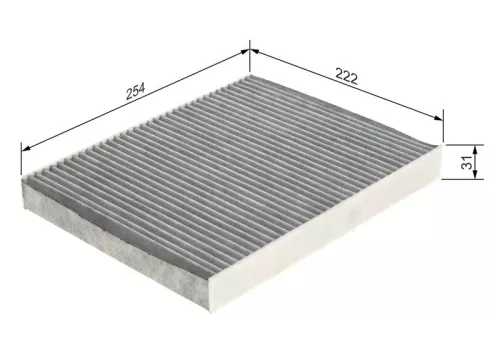 BOSCH Filter, cabin air (1987435596)
