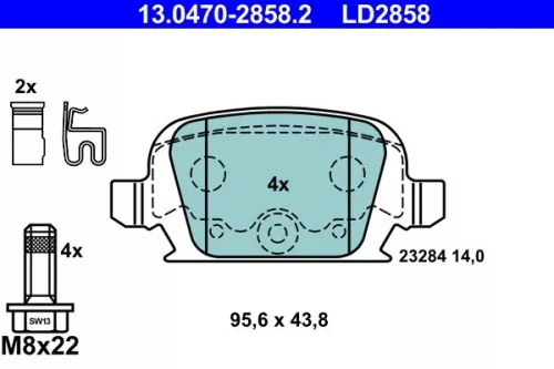 Brake Pad Set, disc brake