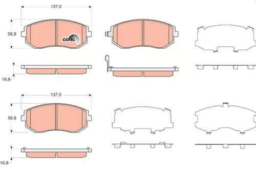 Brake Pad Set, disc brake