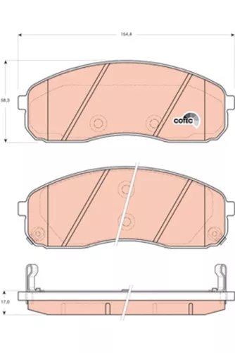 Brake Pad Set, disc brake