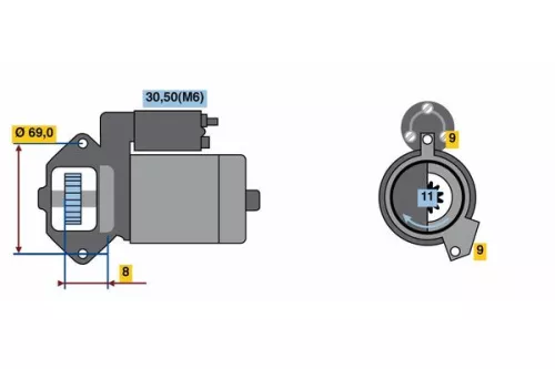 BOSCH Starter (0986022020)
