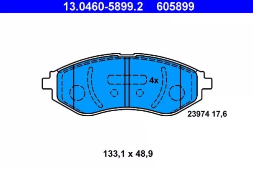 Brake Pad Set, disc brake