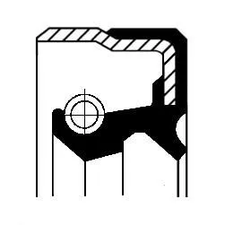 CORTECO Shaft Seal, differential (01019480B)