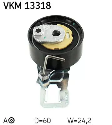 SKF Tensioner Pulley, timing belt (VKM13318)