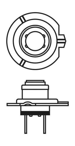 BOSCH Bulb, headlight (1987301137)