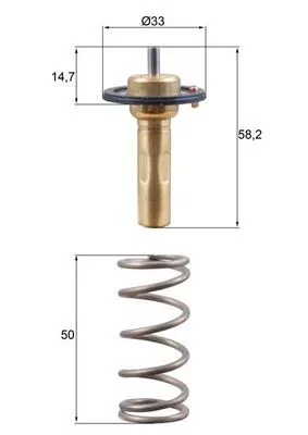 Thermostat, coolant