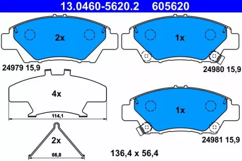 Brake Pad Set, disc brake