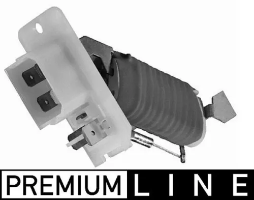 Resistor, interior blower