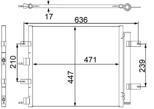 Condenser, air conditioning