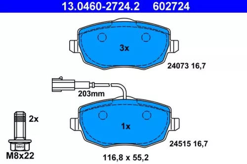 Brake Pad Set, disc brake