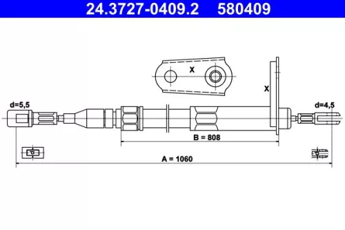 Cable Pull, parking brake