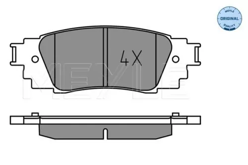 MEYLE Brake Pad Set, disc brake (0252243415)