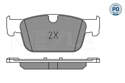 MEYLE Brake Pad Set, disc brake (0252209817/PD)