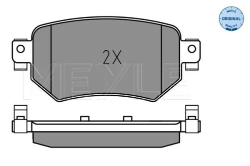 MEYLE Brake Pad Set, disc brake (0252234915)