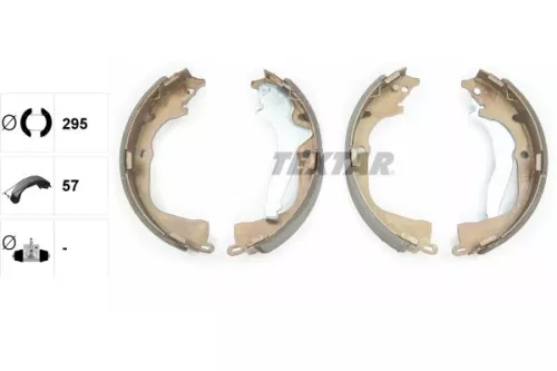 TEXTAR Brake Shoe Set (91078700)