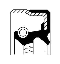 CORTECO Shaft Seal, differential (49367869)