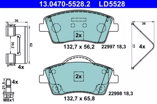 Brake Pad Set, disc brake