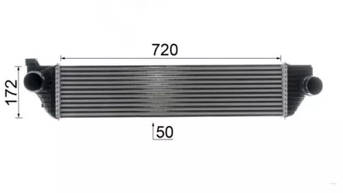 MAHLE Charge Air Cooler (CI669000P)