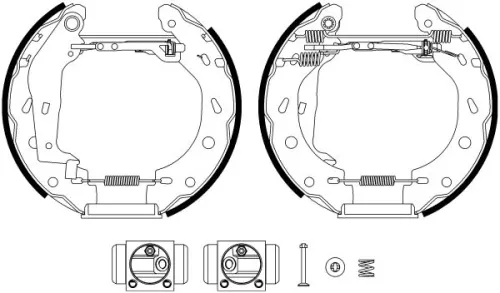 TEXTAR Brake Shoe Set (84066600)