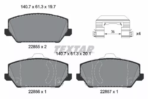 Brake Pad Set, disc brake