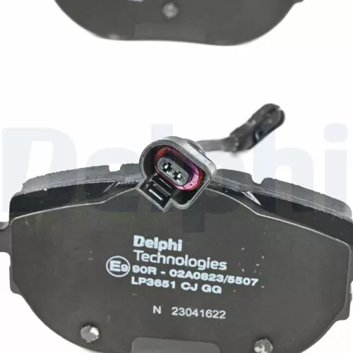 DELPHI Brake Pad Set, disc brake (LP3651)