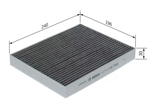 BOSCH Filter, cabin air (1987435620)