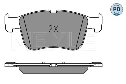 MEYLE Brake Pad Set, disc brake (0252055617/PD)