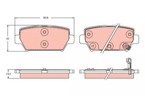Brake Pad Set, disc brake