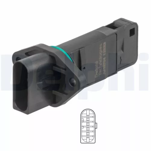DELPHI Mass Air Flow Sensor (AF10754-12B1)