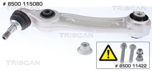 TRISCAN Control/Trailing Arm, wheel suspension (8500115080)