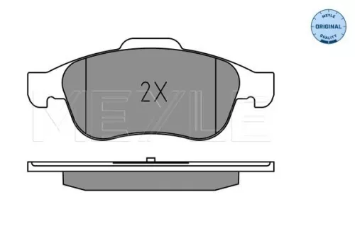 MEYLE Brake Pad Set, disc brake (0252453819)