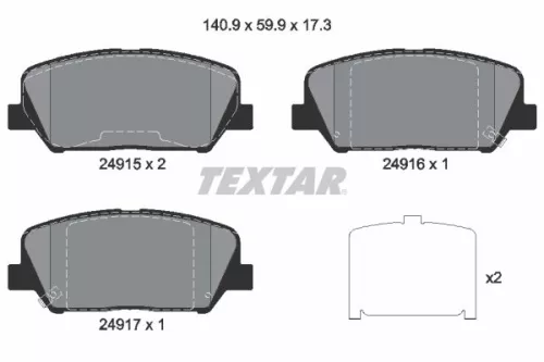 Brake Pad Set, disc brake