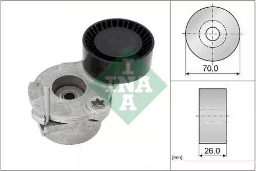 Schaeffler INA Belt Tensioner, V-ribbed belt (534063010)