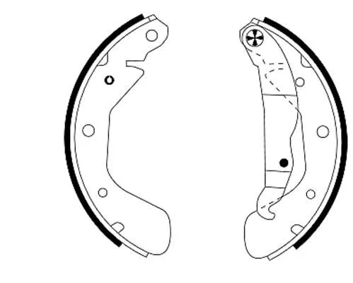 TEXTAR Brake Shoe Set (91044800)