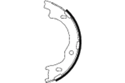 Brake Shoe Set, parking brake