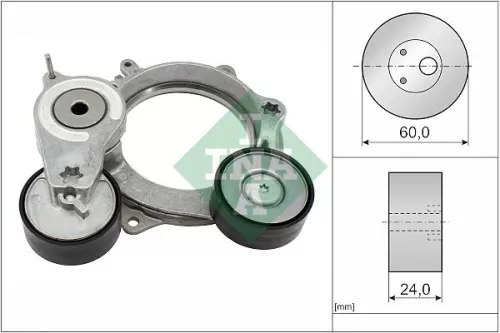 Schaeffler INA Belt Tensioner, V-ribbed belt (534071810)