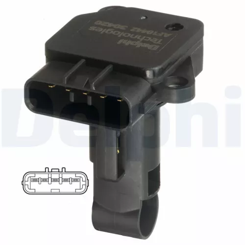 DELPHI Mass Air Flow Sensor (AF10442-12B1)