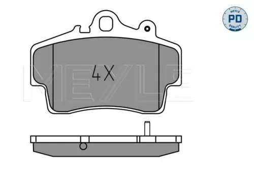 MEYLE Brake Pad Set, disc brake (0252193715/PD)