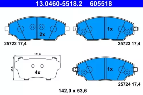 Brake Pad Set, disc brake
