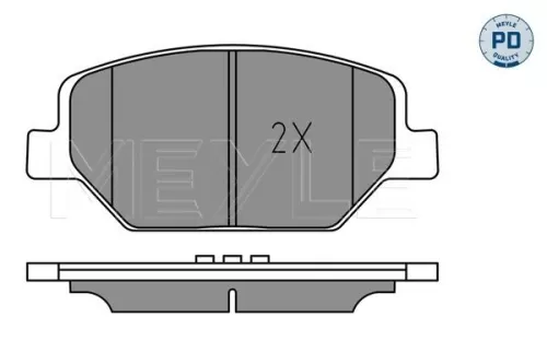 MEYLE Brake Pad Set, disc brake (0252213819/PD)