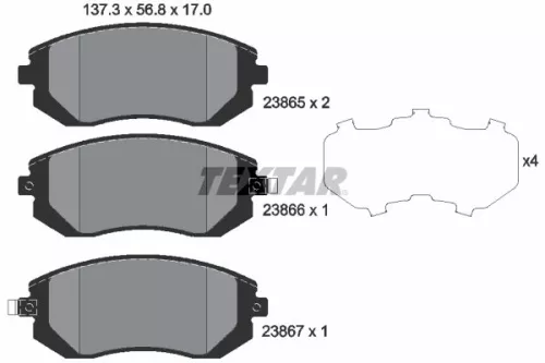 Brake Pad Set, disc brake