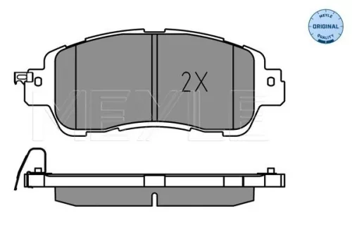 MEYLE Brake Pad Set, disc brake (0252223515)