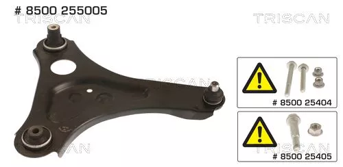 TRISCAN Control/Trailing Arm, wheel suspension (8500255005)