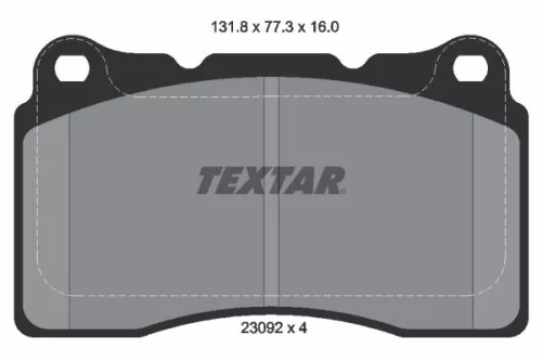 TEXTAR Brake Pad Set, disc brake (2309203)