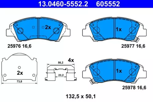 Brake Pad Set, disc brake