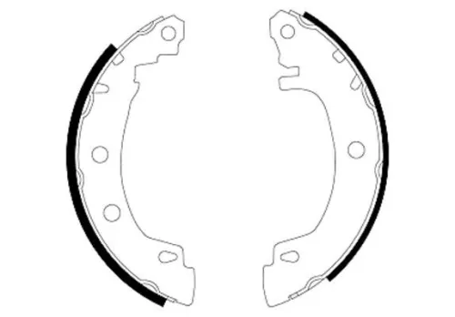TEXTAR Brake Shoe Set (91049500)