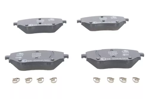 ATE Brake Pad Set, disc brake (13.0460-3890.2)