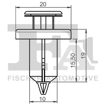 FA1 Clip, trim/protection strip (79-20003.10)